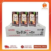 Sữa óc chó hạnh nhân đõ đen Sahmyook 140ml, 190ml Thùng 24 hộp]
