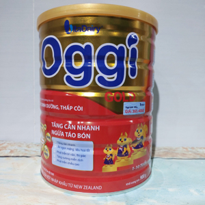 Sữa Oggi Gold 900g tăng cân nhanh, ngừa táo bón