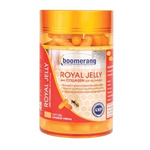 Sữa Ong Chúa Boomerang Royal Jelly and Collagen - 120 Viên