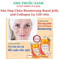 Sữa Ong Chúa Boomerang Royal Jelly and Collagen Lọ 120 Viên