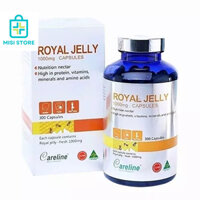 Sữa Ong Chúa Cao Cấp Royal Jelly 1000mg, CARELINE Úc, 300 Viên ( SOC Careline )