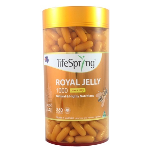 Sữa ong chúa dạng viên uống LifeSpring Royal Jelly - 360 viên/hộp