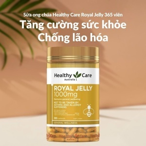 Sữa ong chúa Healthy Care Royal Jelly 1000 mg 365 viên