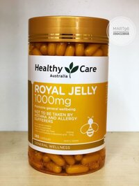 Sữa ong chúa Healthy Care Australia Royal Jelly 1000mg 365 viên