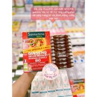 Sữa ong chúa, nhân sâm Santarome Bio Ginseng Gelée Royale, trái sơ si hữu cơ hỗ trợ tăng cường sức khoẻ (10ml x 30 ống)