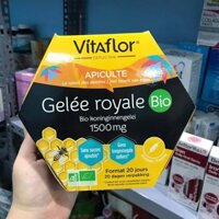 Sữa Ong Chúa Tươi VITAFLOR Gelée Royale Bio 1500mg Pháp 20 Ống - thuytiencosmetics