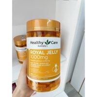 Sữa Ong Chúa [Úc] Healthy Care Royal Jelly 1000mg -  Làm dẹp da - 365 viên