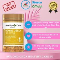 Sữa Ong Chúa [Úc] Healthy Care Royal Jelly 1000 - Bồi bổ cơ thể, làm dẹp da - 365 viên