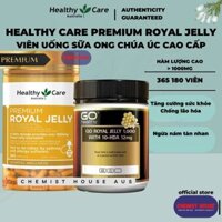 Sữa Ong Chúa Úc Hiệu Healthy Care | Go Healthy 1000mg Royal Jelly Trẻ Hóa Ngừa Nám Tàn Nhan