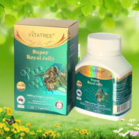 Sữa Ong Chúa Vitatree Super Royal Jelly 1600mg - Hộp 100 Viên-giúp tăng cường khả năng miễn dịch, chống lão hóa