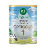 Sữa OptiGold số 1 cho trẻ sơ sinh Organic Infant Formula 900g