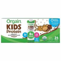 Sữa Orgain Kids Protein Organic Mỹ 237ml Vị Socola