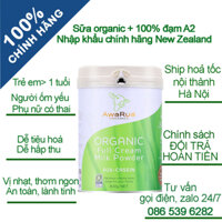 Sữa Organic AwaRua đạm A2 hữu cơ cho người lớn, sữa cho mẹ bầu và trẻ em trên 2 tuổi nhập khẩu New Zealand