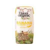 Sữa organic Daioni tách béo vị chuối 200ml