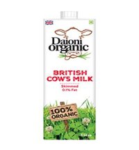 Sữa Organic Daioni tách béo (0.1%) 1 Lít