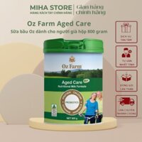 Sữa Oz Farm Healthcare Aged Care Formula tăng sức đề kháng cho người già.