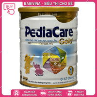 Sữa Pediacare Gold 1 900g | Dinh Dưỡng Cho Trẻ 0 - 12 Tháng Tuổi, Biếng Ăn, Chậm Lớn, Thấp Còi, Giúp Tăng Cân Vượt Trội | Mua Sữa Pediacare Gold Chính Hãng Viện Dinh Dưỡng, Giá Rẻ Nhất Tại Babivina