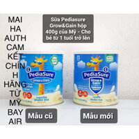 Sữa Pediasure Grow and Gain 400g của Mỹ bay air