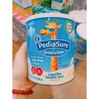 Sữa PediaSure Grow & Gain Mỹ  Hương Vani (2 tuổi trở lên) 400g