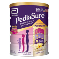 Sữa Pediasure hương vani và vani ít ngọt lon 1.6kg và 850g