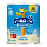 Sữa PEDIASURE MỸ 400G-Sữa TĂNG CÂN PHÁT TRIỂN CHIỀU CAO số 1 Hoa Kì