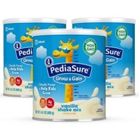 Sữa Pediasure Mỹ Grow and Gain vị vani cho bé từ 2 tuổi lon 400g