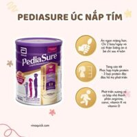 Sữa PediaSure nắp tím Úc