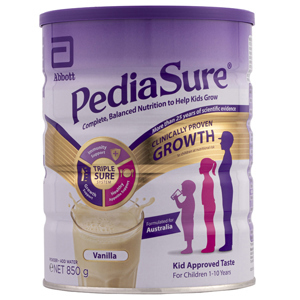 Sữa bột PediaSure nắp tím Úc