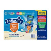 Sữa Pediasure nước Pediasure Grow & Gain Vanilla Shake (Thùng 24 chai x 237ml)