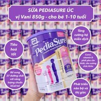 Sữa Pediasure tím tăng cân, chiều cao vị vani Úc cho bé từ 1 tuổi trở lên 850gr mẫu mới date mới - Hàng chính hãng