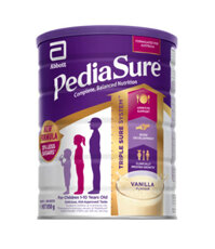 Sữa PediaSure Úc vanilla cho bé từ 1-10 tuổi 850g