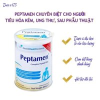 Sữa Peptamen Hãng Nestle dinh dưỡng chuyên biệt người tiêu hóa kém, ung thư, phẫu thuật, suy nhược hộp 400g