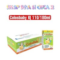 Sữa pha sẵn Colosbaby IQ 110/180ml date mới thùng 48 hộp