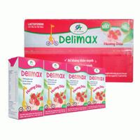 Sữa pha sẵn vị trái cây Delimax hương dâu (thùng 48 hộp)