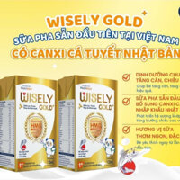 Sữa Pha Sẵn Wisely Gold Kết Hợp Công Thức Dinh Dưỡng Hoàn Hảo CANXI CÁ TUYẾT NHẬT BẢN Mới Nhất Hiện Nay