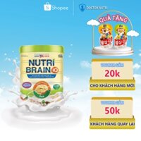 Sữa phát triển trí não cho bé Nutri Brain IQ DOCTOR NUTRI, sữa bột thuần chay nhập khẩu Mỹ giúp bé thông minh