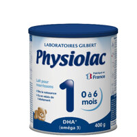 Sữa Physiolac 1 400g Nhập khẩu Pháp (0 – 6 tháng)