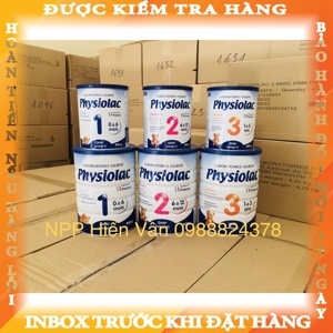 Sữa bột Physiolac số 1 - hộp 400g (dành cho trẻ từ 0 - 6 tháng)