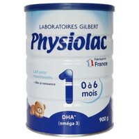 Sữa Physiolac số 1 (0-6 tháng) 900g