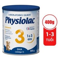 Sữa Physiolac số 3 400g (1 – 3 tuổi)