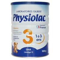 Sữa Physiolac số 3 của Pháp cho trẻ 1-3 tuổi hộp 900g