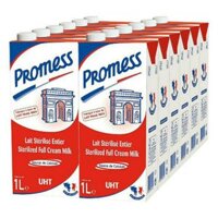 Sữa Promess 1L nguyên kem (thùng 6 hộp)