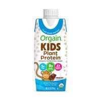 Sữa Protein Thực Vật Vị Socola, Kids Plant Protein, Organic Nutritional Shake, Chocolate, 8 fl oz (237ml) - ORGAIN