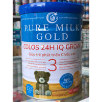 Sữa Pure Milk Gold colos 24h IQ GROW số 3 dành cho trẻ từ 1-10 tuổi (hàng kèm quà tặng)