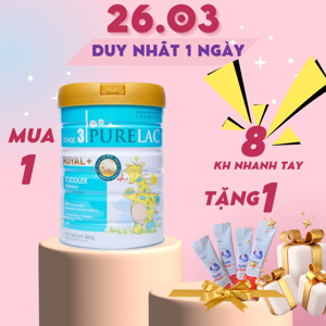 Sữa Purelac Royal+ số 3 - 800g