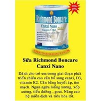 Sữa Richmond Boncare Canxi Nano 900g