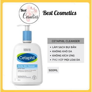 Sữa rửa cho da mặt và toàn thân Cetaphil Gentle Skin Cleanser 500ml