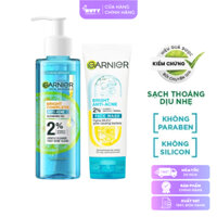 Sữa Rửa Mặt 3 Trong 1 Giảm Mụn & Sáng Da Garnier Bright Complete 3 In 1 Foam Anti Acne