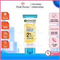 Sữa Rửa Mặt 3 trong 1 Giảm Mụn Và Sáng Da Garnier Màu Xanh Dương 100ml - Chính Hãng