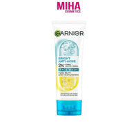 Sữa Rửa Mặt 3 Trong 1 Giảm Mụn Và Sáng Da Garnier Bright Complete Foam Anti Acne 100ml